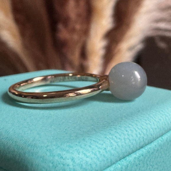Tiffany & Co Retired and HTF Moonstone 18k RH Ring - Picture 11 of 17